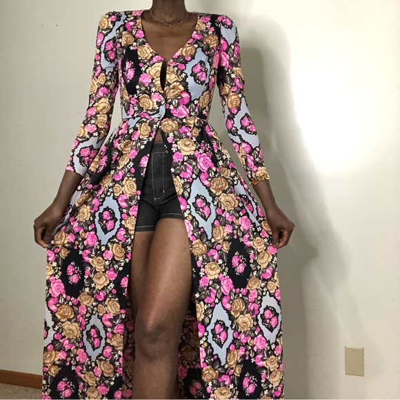 VINTAGE | JODY OF CALIFORNIA Duster Maxi Dress - Picture 4 of 7